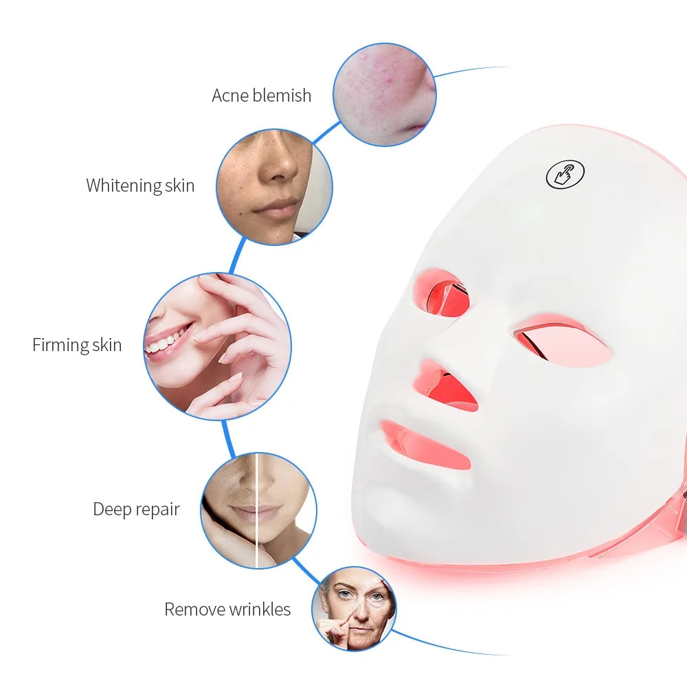 Rechargeable Facial Beauty LED Mask