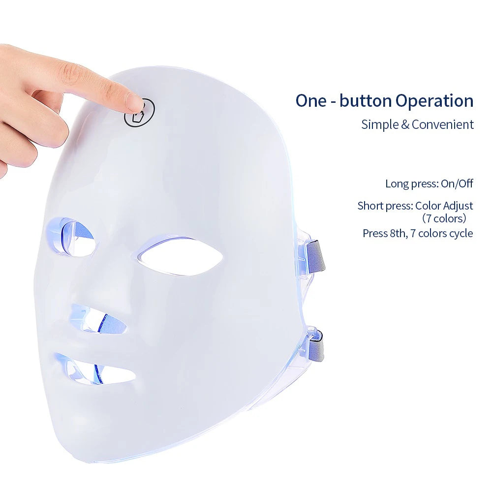 Rechargeable Facial Beauty LED Mask