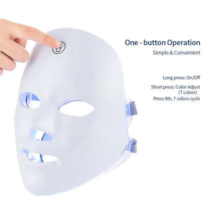 Rechargeable Facial Beauty LED Mask